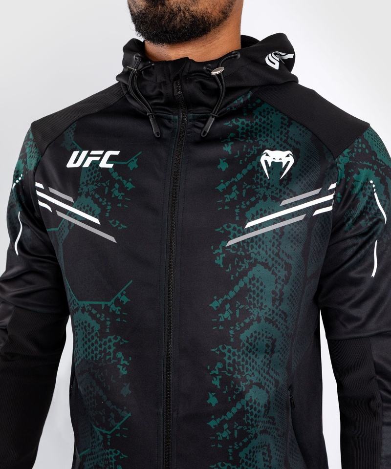 Venum UFC Adrenaline by Venum Authentic Fight Night Emerald Edition Walkout Miesten Huppari Vihreä Mustat | 37582-NCVT | Suomi