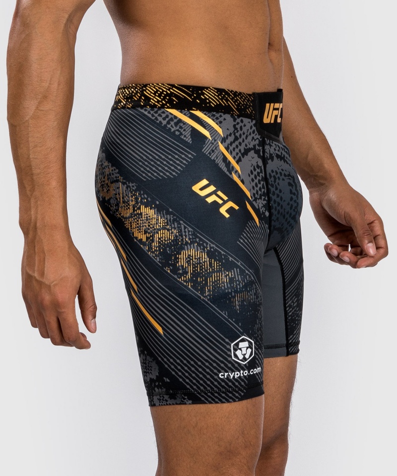 Venum UFC Adrenaline by Venum Authentic Fight Night Vale Tudo(Compression) Miesten Shortsit Kultaiset | 49820-VFJX | Suomi