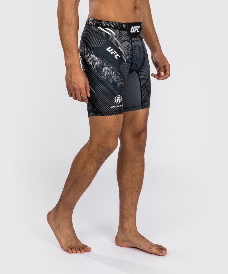 Venum UFC Adrenaline by Venum Authentic Fight Night Vale Tudo(Compression) Miesten Shortsit Mustat | 35014-OAQP | Suomi