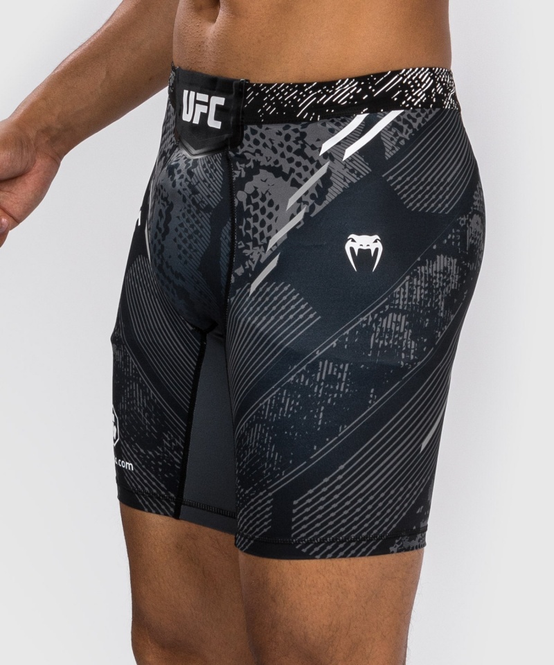 Venum UFC Adrenaline by Venum Authentic Fight Night Vale Tudo(Compression) Miesten Shortsit Mustat | 35014-OAQP | Suomi