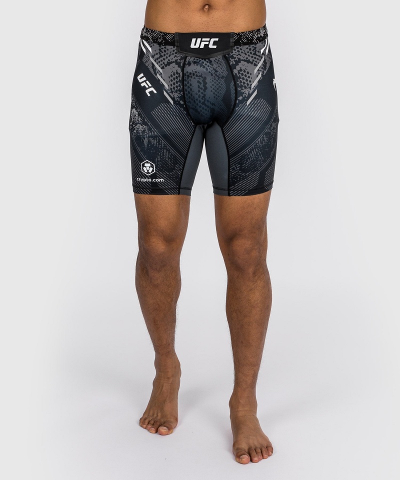 Venum UFC Adrenaline by Venum Authentic Fight Night Vale Tudo(Compression) Miesten Shortsit Mustat | 35014-OAQP | Suomi