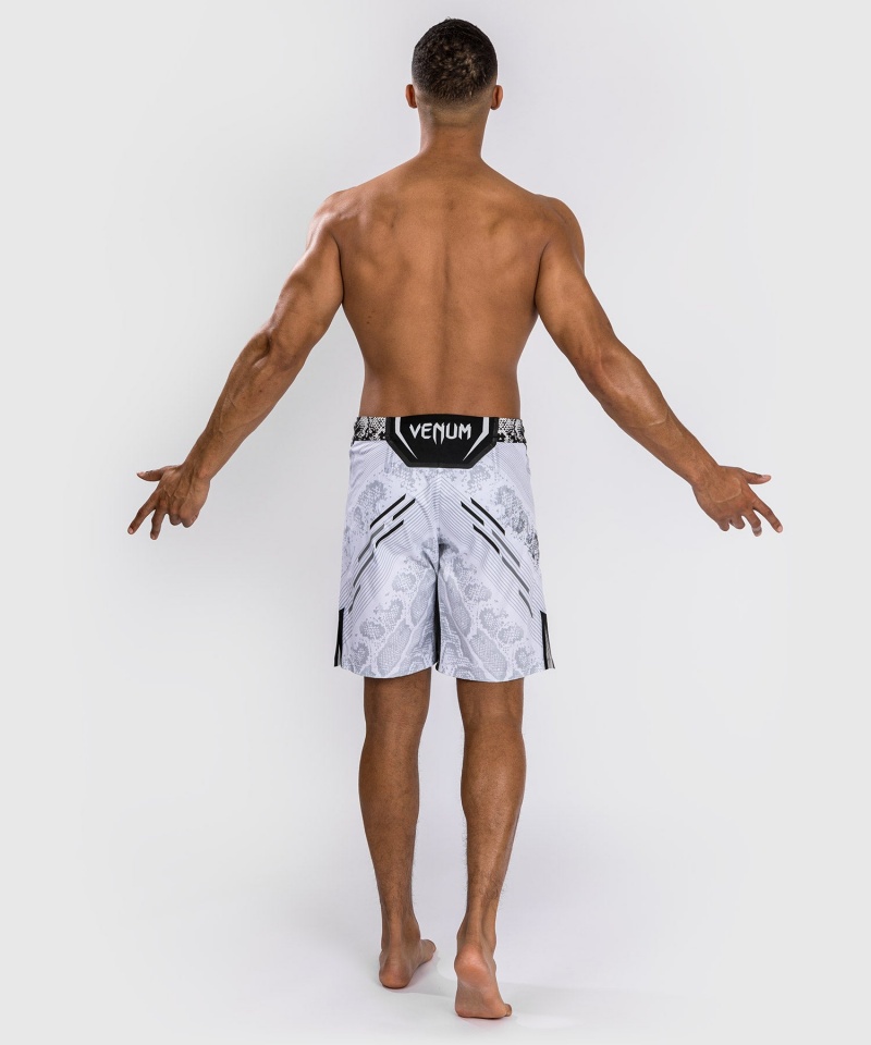 Venum UFC Adrenaline by Venum Authentic Fight Night Long Fit Miesten Nyrkkeilyshortsit Valkoinen | 48275-NPUI | Suomi