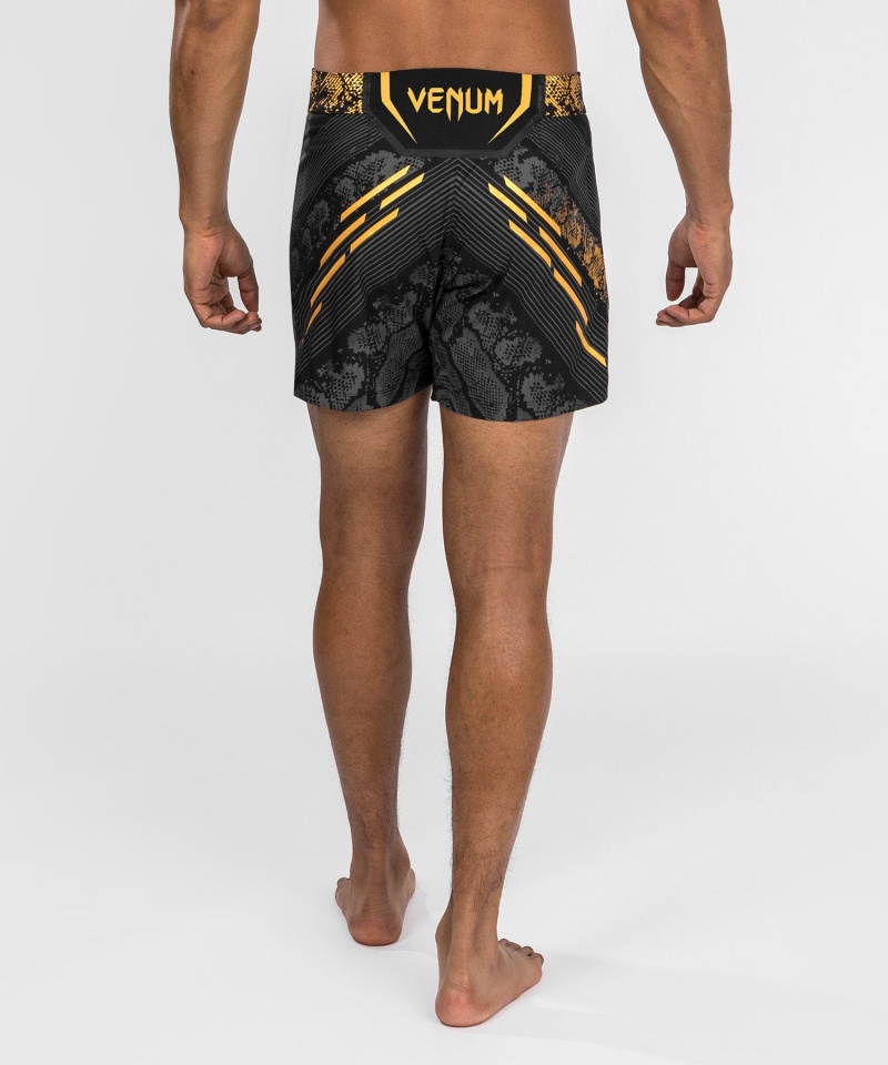 Venum UFC Adrenaline by Venum Authentic Fight Night Lyhyt Fit Miesten Nyrkkeilyshortsit Kultaiset | 91572-YGWB | Suomi