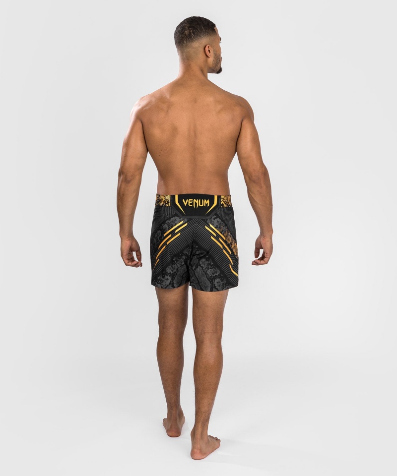 Venum UFC Adrenaline by Venum Authentic Fight Night Lyhyt Fit Miesten Nyrkkeilyshortsit Kultaiset | 91572-YGWB | Suomi