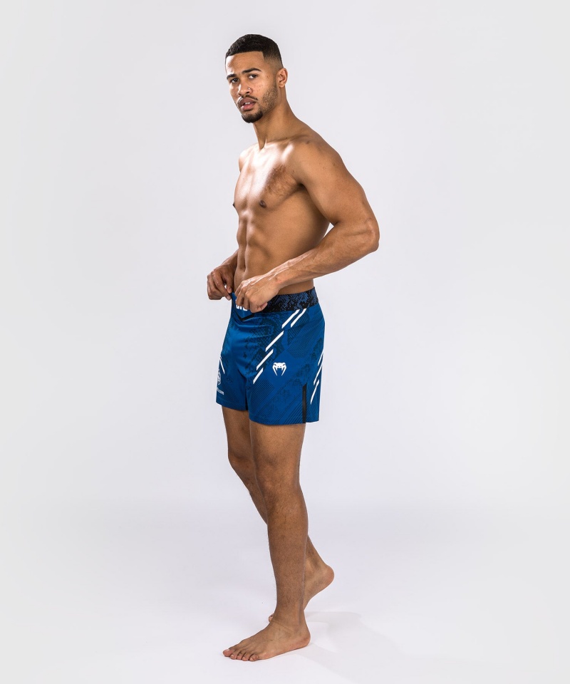 Venum UFC Adrenaline by Venum Authentic Fight Night Lyhyt Fit Miesten Nyrkkeilyshortsit Sininen | 03927-NXKS | Suomi