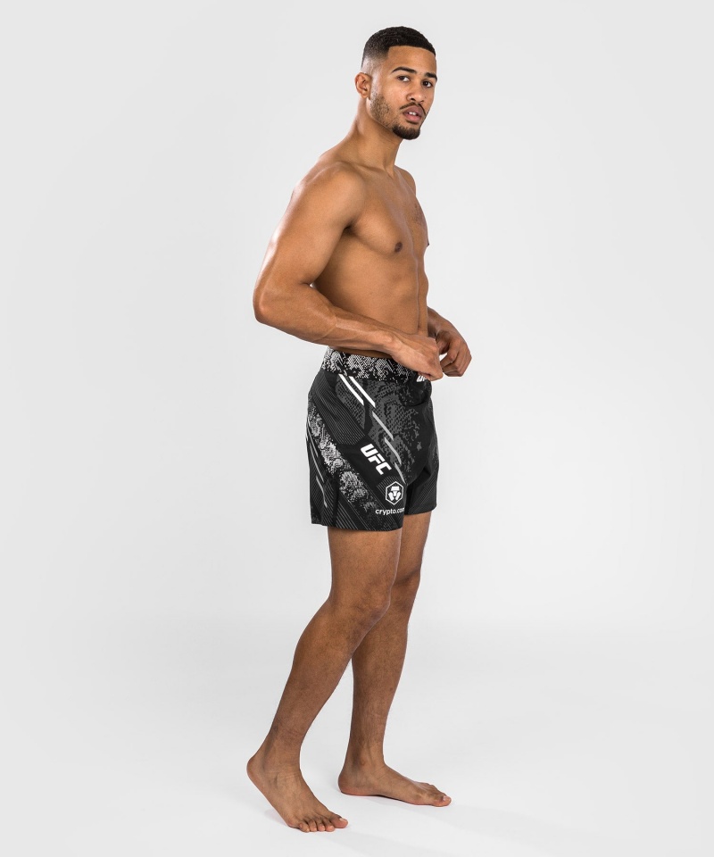 Venum UFC Adrenaline by Venum Authentic Fight Night Lyhyt Fit Miesten Nyrkkeilyshortsit Mustat | 20596-AJSL | Suomi