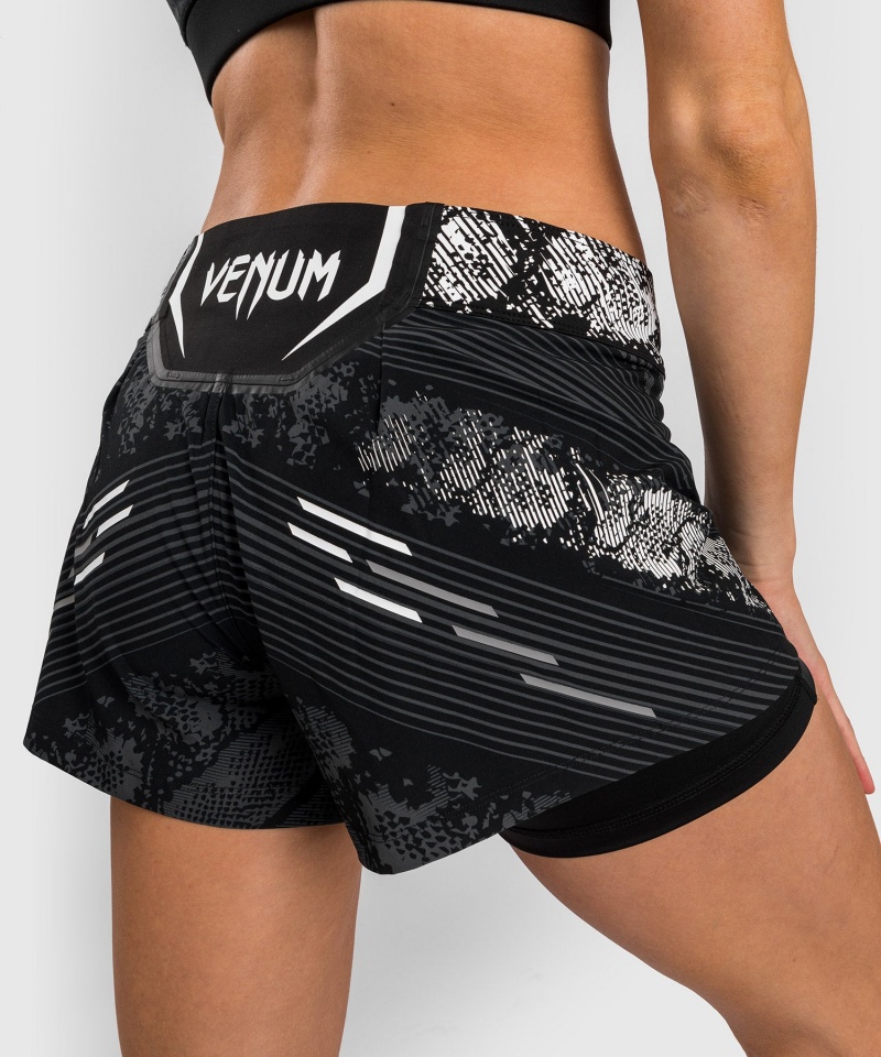 Venum UFC Adrenaline by Venum Authentic Fight Night Naisten Nyrkkeilyshortsit Mustat | 13594-QOBK | Suomi