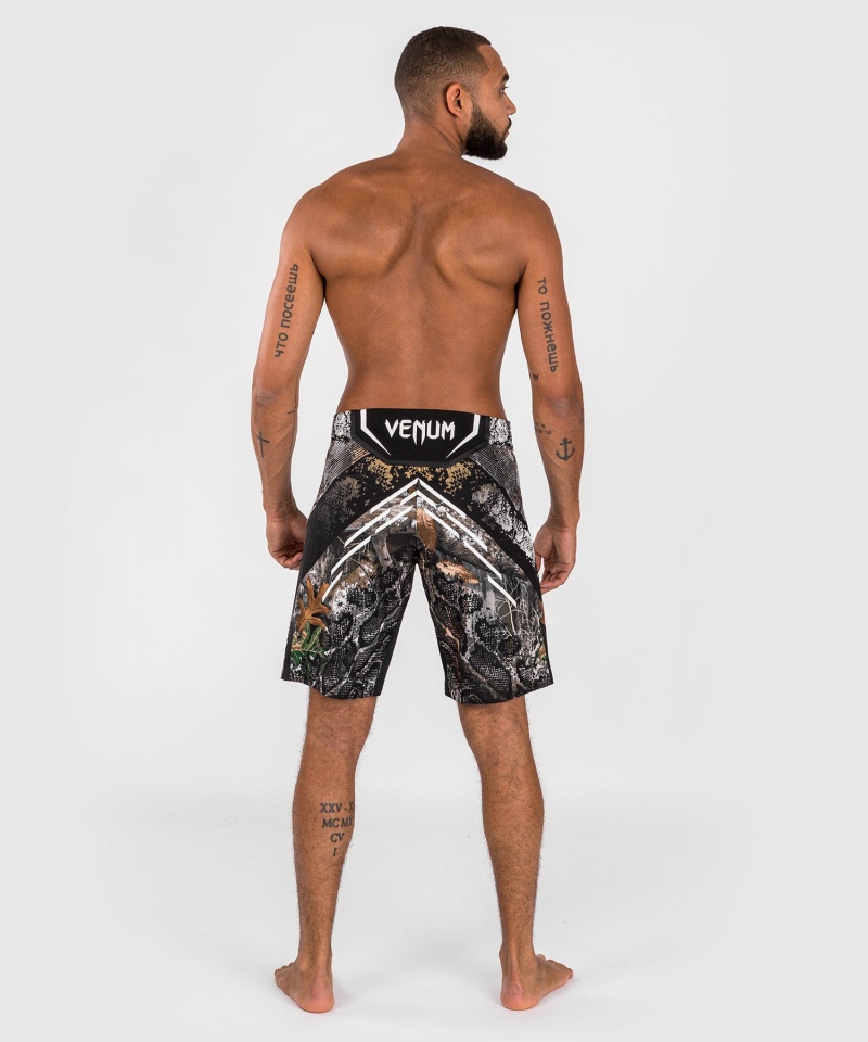 Venum UFC Adrenaline by Venum Fight Night Realtree Camo Long Fit Miesten Nyrkkeilyshortsit Mustat | 58612-FSTW | Suomi