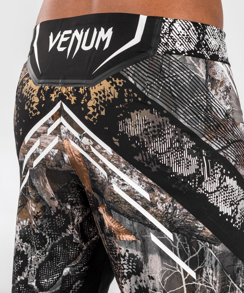 Venum UFC Adrenaline by Venum Fight Night Realtree Camo Long Fit Miesten Nyrkkeilyshortsit Mustat | 58612-FSTW | Suomi