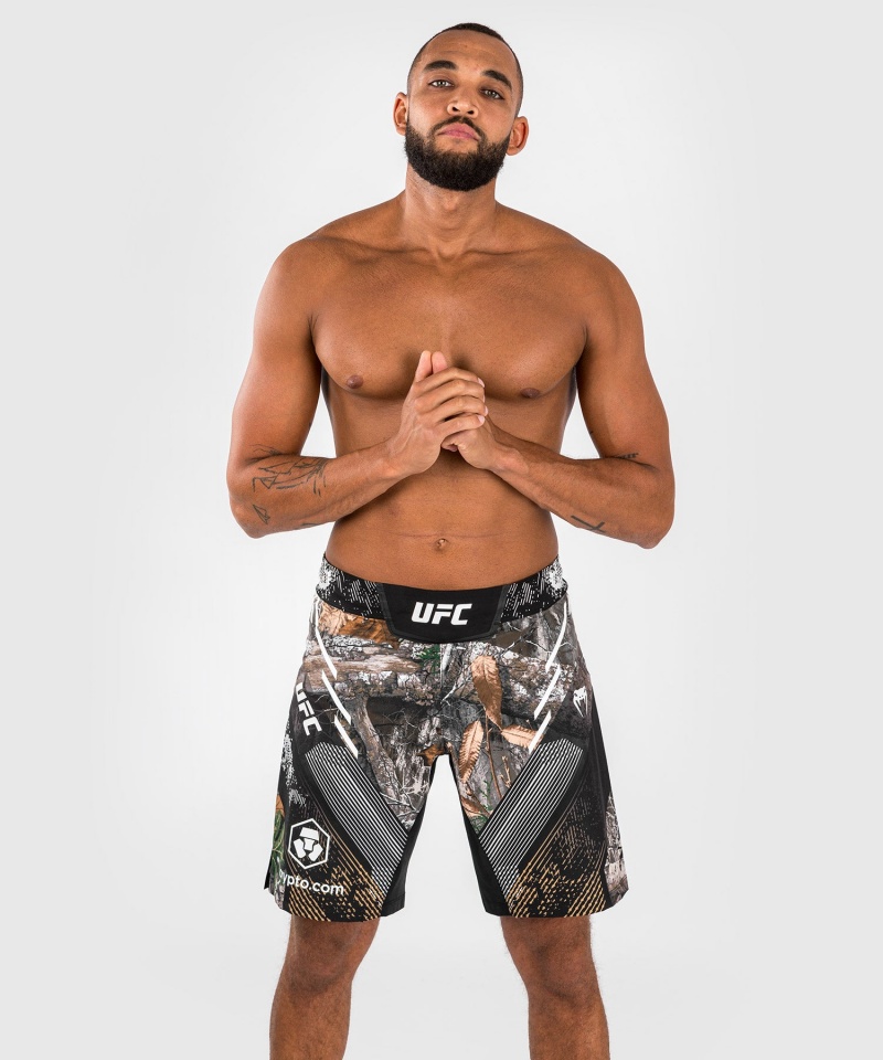 Venum UFC Adrenaline by Venum Fight Night Realtree Camo Long Fit Miesten Nyrkkeilyshortsit Mustat | 58612-FSTW | Suomi