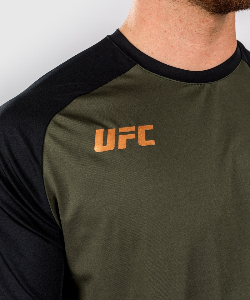 Venum UFC Adrenaline by Venum Fight Week Dry-tech Miesten T-Paita Khaki | 78945-PQYC | Suomi