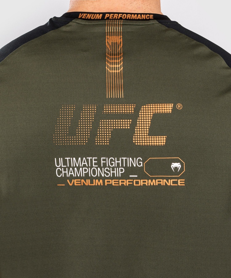 Venum UFC Adrenaline by Venum Fight Week Dry-tech Miesten T-Paita Khaki | 78945-PQYC | Suomi