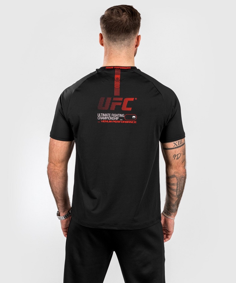 Venum UFC Adrenaline by Venum Fight Week Dry-tech Miesten T-Paita Mustat | 71362-HZIR | Suomi