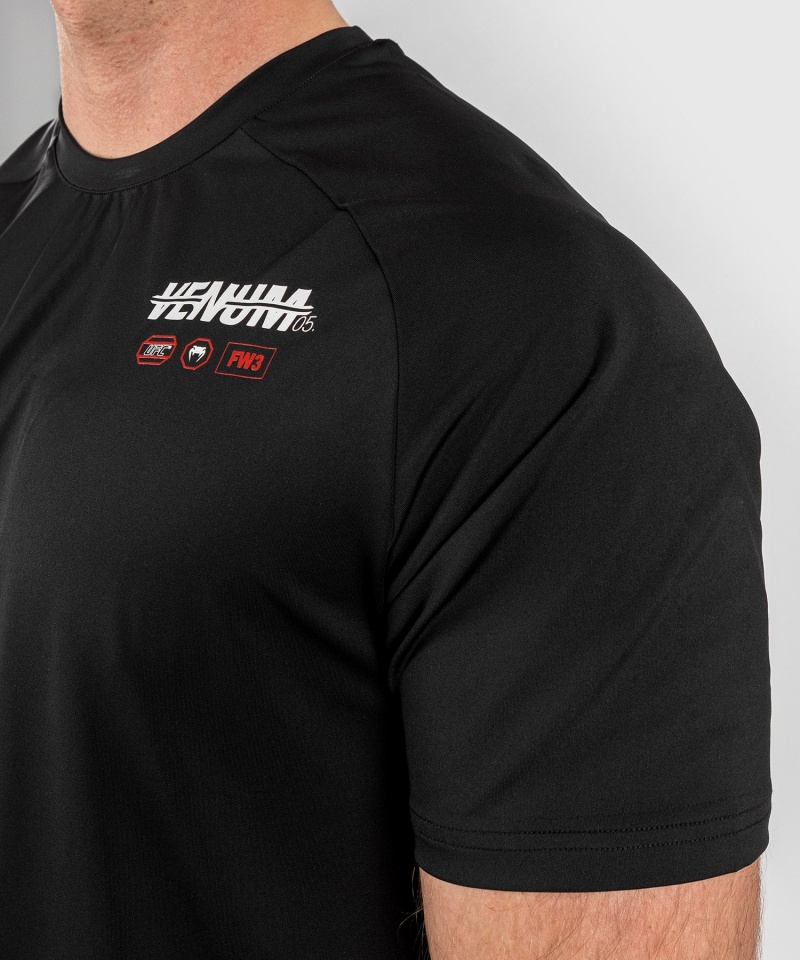 Venum UFC Adrenaline by Venum Fight Week Dry-tech Miesten T-Paita Mustat | 71362-HZIR | Suomi