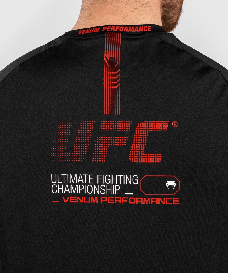 Venum UFC Adrenaline by Venum Fight Week Dry-tech Miesten T-Paita Mustat | 71362-HZIR | Suomi