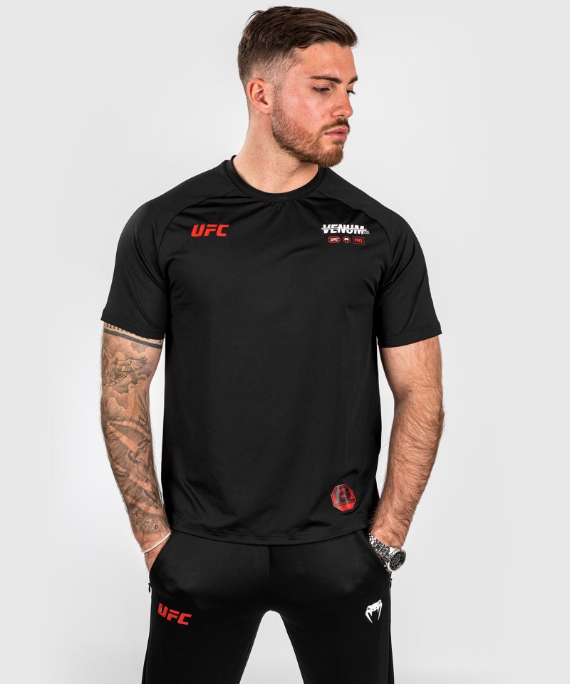 Venum UFC Adrenaline by Venum Fight Week Dry-tech Miesten T-Paita Mustat | 71362-HZIR | Suomi