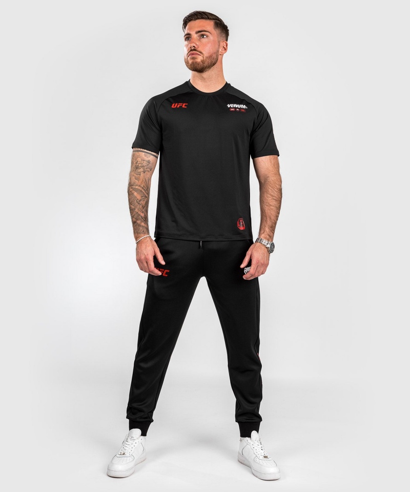 Venum UFC Adrenaline by Venum Fight Week Dry-tech Miesten T-Paita Mustat | 71362-HZIR | Suomi