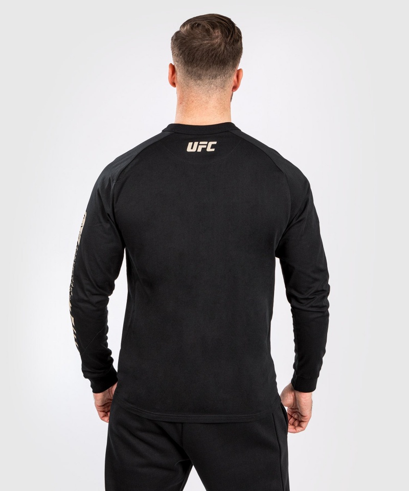 Venum UFC Adrenaline by Venum Fight Week Long-sleeve Miesten T-Paita Mustat | 72813-GOYM | Suomi