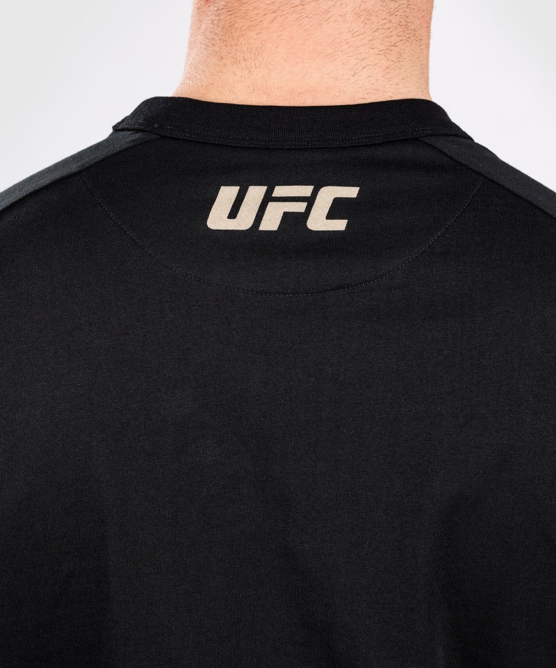 Venum UFC Adrenaline by Venum Fight Week Long-sleeve Miesten T-Paita Mustat | 72813-GOYM | Suomi