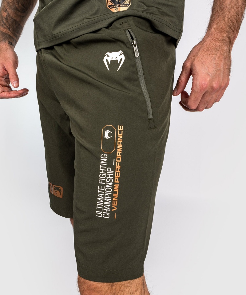 Venum UFC Adrenaline by Venum Fight Week Performance Miesten Shortsit Khaki | 10534-PGCM | Suomi