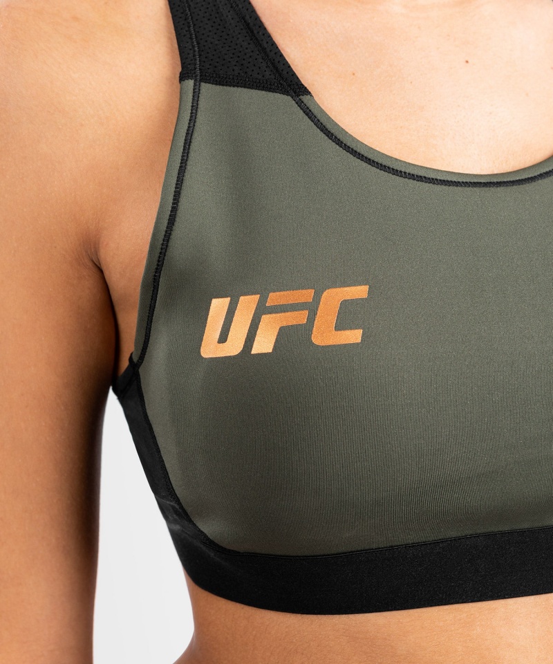 Venum UFC Adrenaline by Venum Fight Week Naisten Urheiluliivi Khaki | 16352-WBLS | Suomi