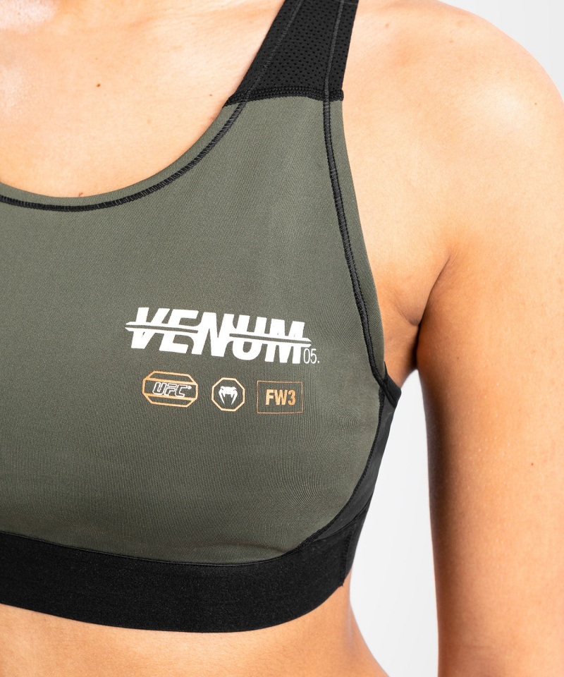 Venum UFC Adrenaline by Venum Fight Week Naisten Urheiluliivi Khaki | 16352-WBLS | Suomi