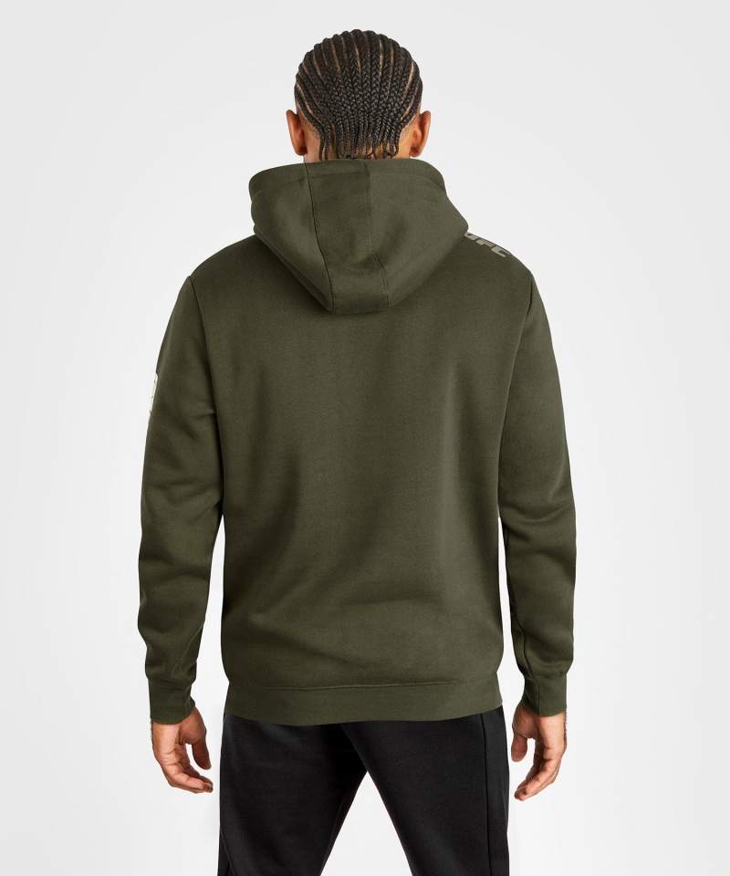 Venum UFC Adrenaline by Venum Fight Week Pullover Miesten Huppari Khaki | 81709-RCTB | Suomi