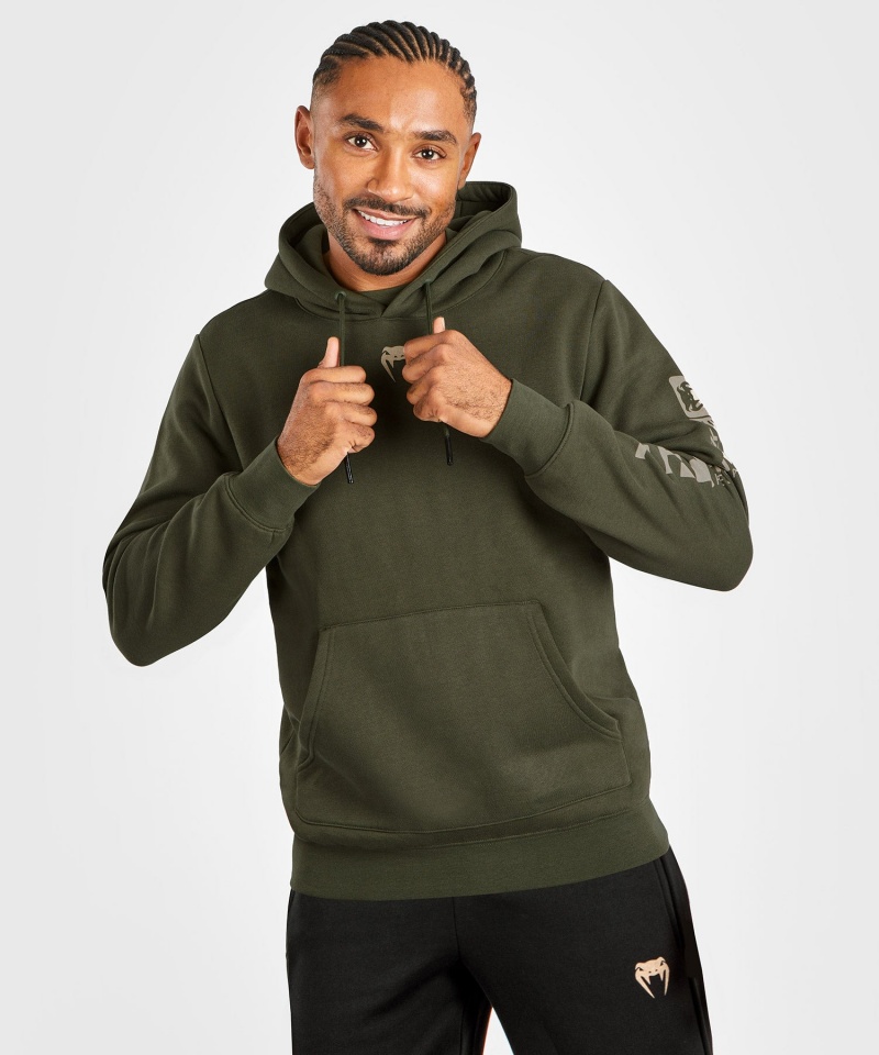 Venum UFC Adrenaline by Venum Fight Week Pullover Miesten Huppari Khaki | 81709-RCTB | Suomi