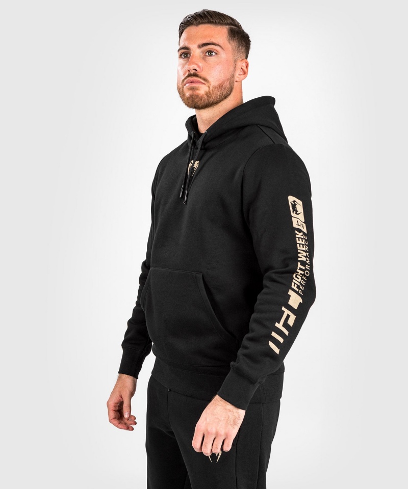 Venum UFC Adrenaline by Venum Fight Week Pullover Miesten Huppari Mustat | 50964-LKFN | Suomi