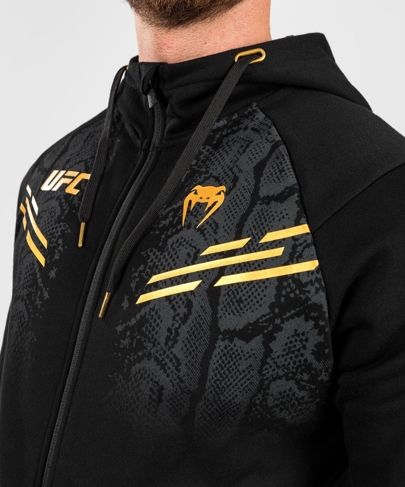 Venum UFC Adrenaline by Venum Replica Zip Miesten Huppari Kultaiset | 04213-JMPL | Suomi