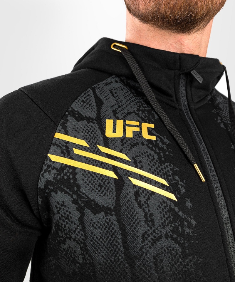 Venum UFC Adrenaline by Venum Replica Zip Miesten Huppari Kultaiset | 04213-JMPL | Suomi