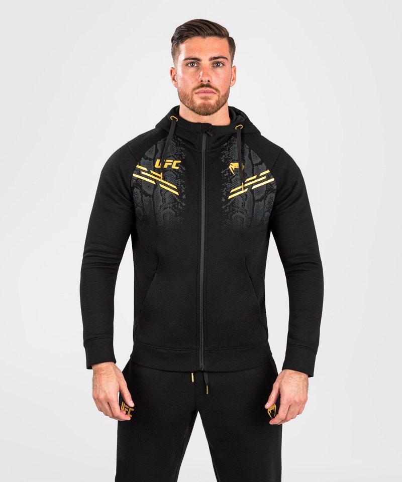 Venum UFC Adrenaline by Venum Replica Zip Miesten Huppari Kultaiset | 04213-JMPL | Suomi