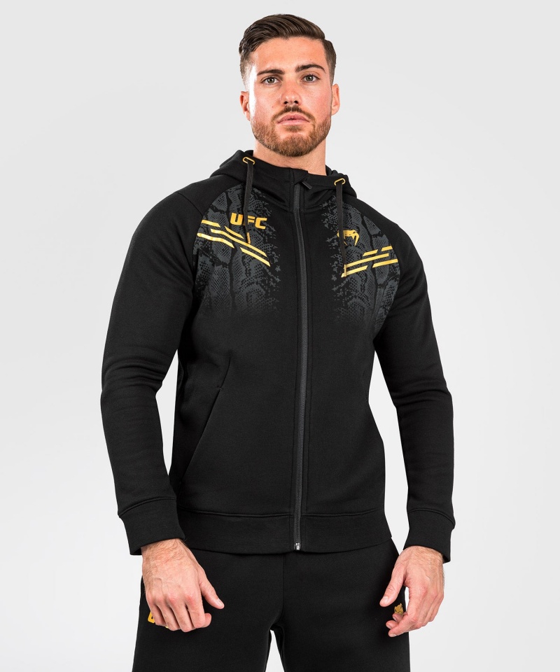 Venum UFC Adrenaline by Venum Replica Zip Miesten Huppari Kultaiset | 04213-JMPL | Suomi