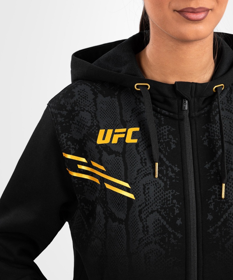 Venum UFC Adrenaline by Venum Replica Zip Hoodie Naisten Takit Kultaiset | 42608-ENDO | Suomi