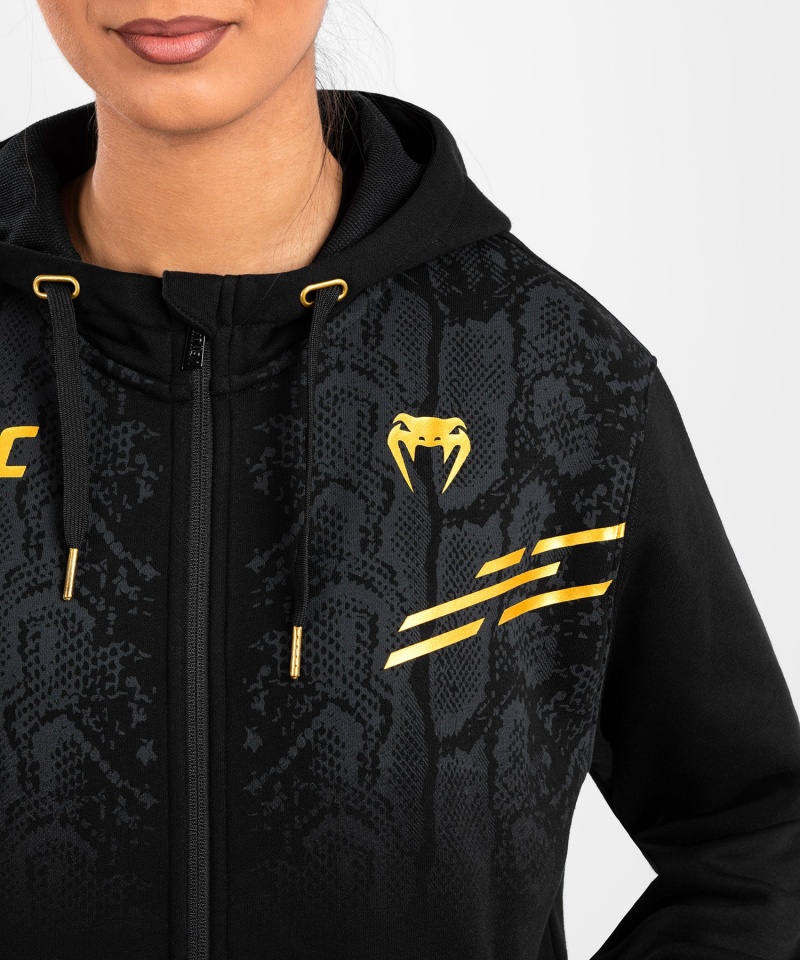 Venum UFC Adrenaline by Venum Replica Zip Hoodie Naisten Takit Kultaiset | 42608-ENDO | Suomi