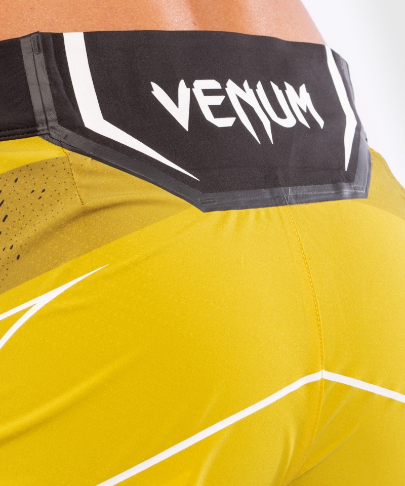 Venum UFC Authentic Fight Night Fit Naisten Nyrkkeilyshortsit Keltainen | 51397-ETQV | Suomi