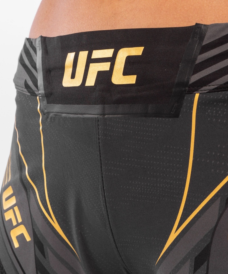 Venum UFC Authentic Fight Night Long Fit Naisten Nyrkkeilyshortsit Kultaiset | 84753-IBLC | Suomi