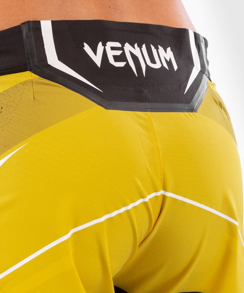 Venum UFC Authentic Fight Night Long Fit Naisten Nyrkkeilyshortsit Keltainen | 91276-FQEV | Suomi