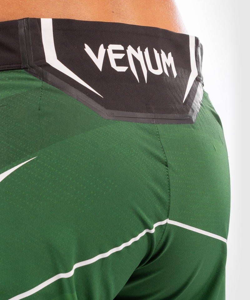 Venum UFC Authentic Fight Night Long Fit Naisten Nyrkkeilyshortsit Vihreä | 43162-ROPU | Suomi