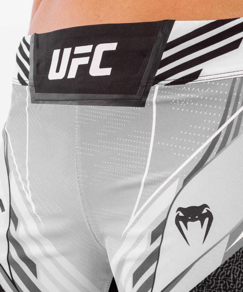 Venum UFC Authentic Fight Night Long Fit Naisten Nyrkkeilyshortsit Valkoinen | 82637-BAXW | Suomi