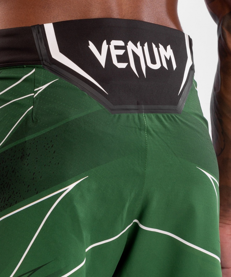 Venum UFC Authentic Fight Night Lyhyt Fit Miesten Nyrkkeilyshortsit Vihreä | 50189-QVZK | Suomi