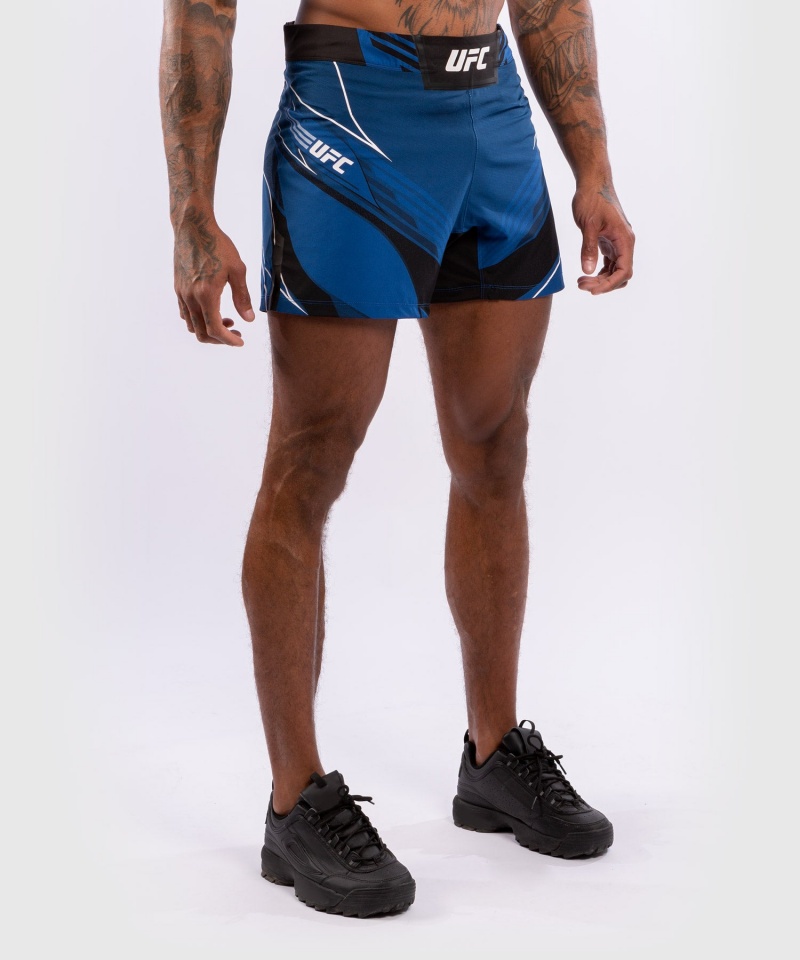 Venum UFC Authentic Fight Night Lyhyt Fit Miesten Nyrkkeilyshortsit Sininen | 25713-JILP | Suomi