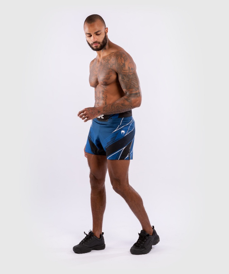 Venum UFC Authentic Fight Night Lyhyt Fit Miesten Nyrkkeilyshortsit Sininen | 25713-JILP | Suomi