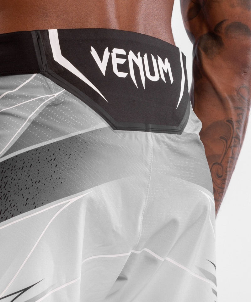 Venum UFC Authentic Fight Night Lyhyt Fit Miesten Nyrkkeilyshortsit Valkoinen | 82057-XPDE | Suomi