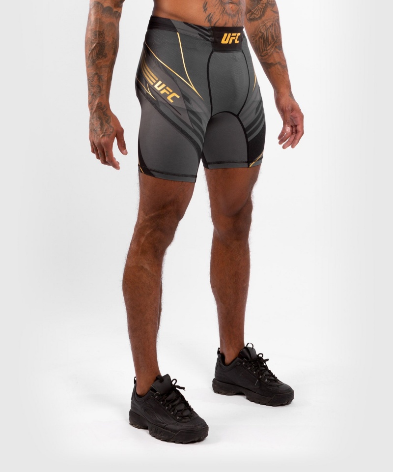 Venum UFC Authentic Fight Night Vale Long Fit Tudo (Compression) Miesten Shortsit Kultaiset | 30754-JQXA | Suomi