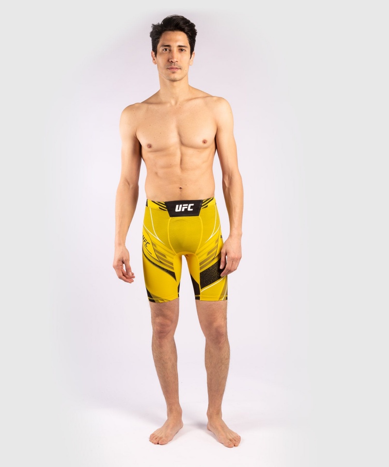 Venum UFC Authentic Fight Night Vale Long Fit Tudo (Compression) Miesten Shortsit Keltainen | 34027-PCQH | Suomi