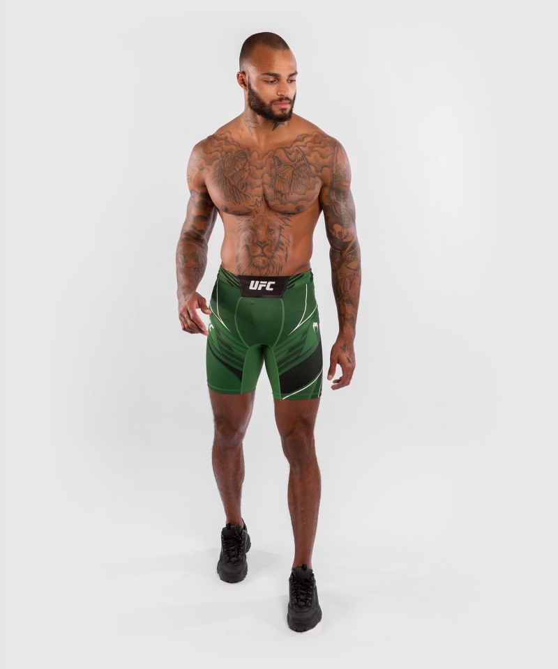 Venum UFC Authentic Fight Night Vale Long Fit Tudo (Compression) Miesten Shortsit Vihreä | 10534-MAUF | Suomi