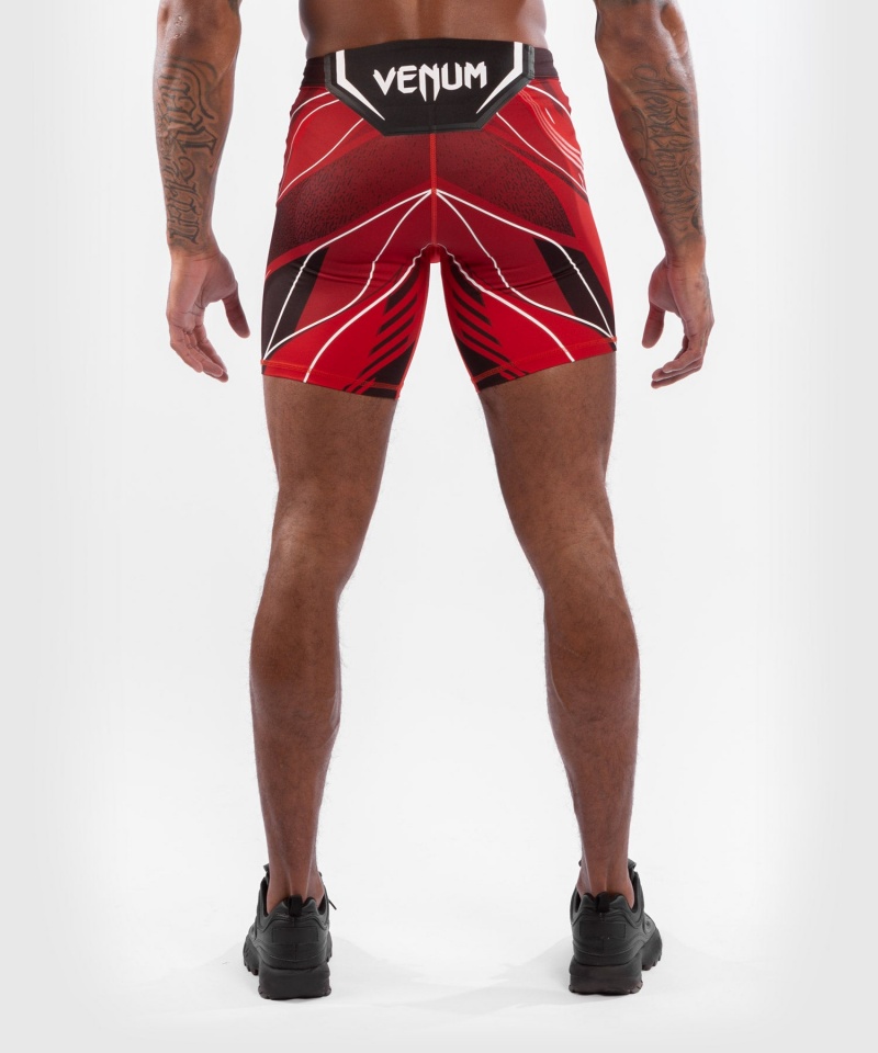 Venum UFC Authentic Fight Night Vale Long Fit Tudo (Compression) Miesten Shortsit Punainen | 69807-KVTU | Suomi