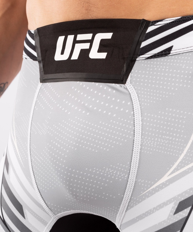 Venum UFC Authentic Fight Night Vale Long Fit Tudo (Compression) Miesten Shortsit Valkoinen | 97501-ITMX | Suomi