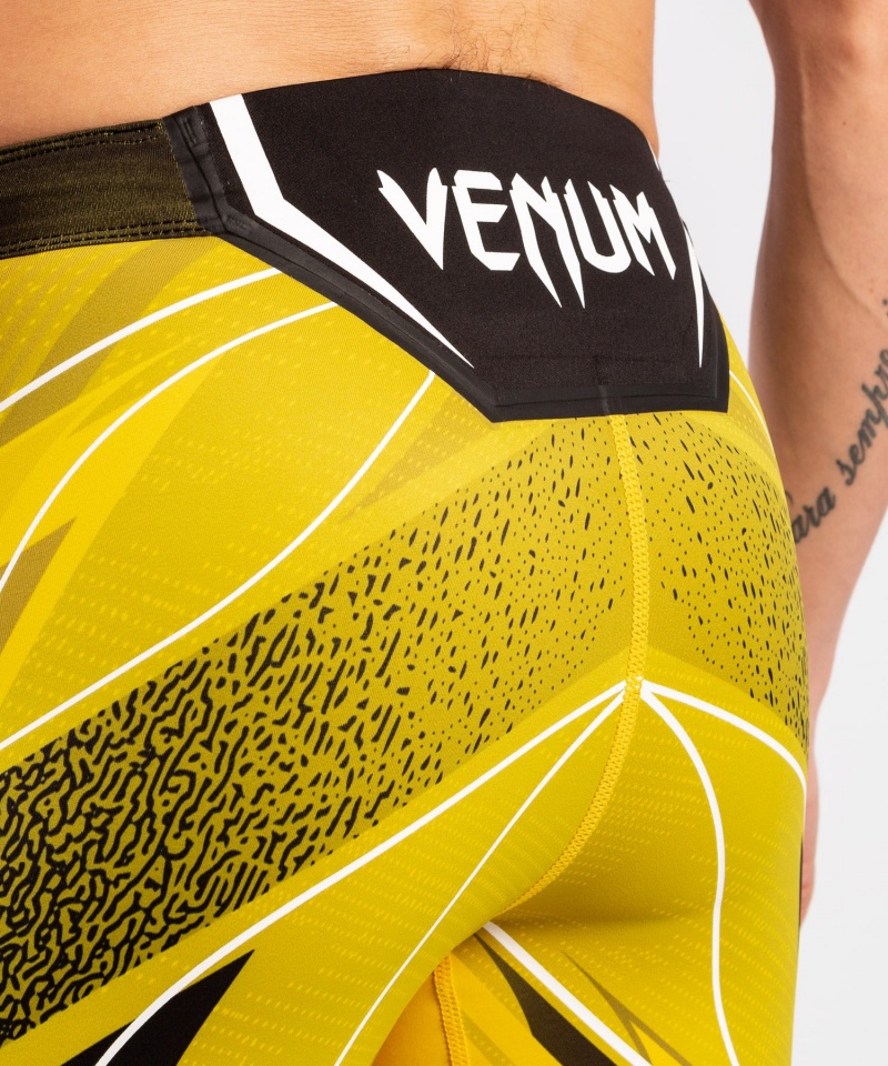 Venum UFC Authentic Fight Night Vale Lyhyt Fit Tudo (Compression) Miesten Shortsit Keltainen | 56821-UQGT | Suomi